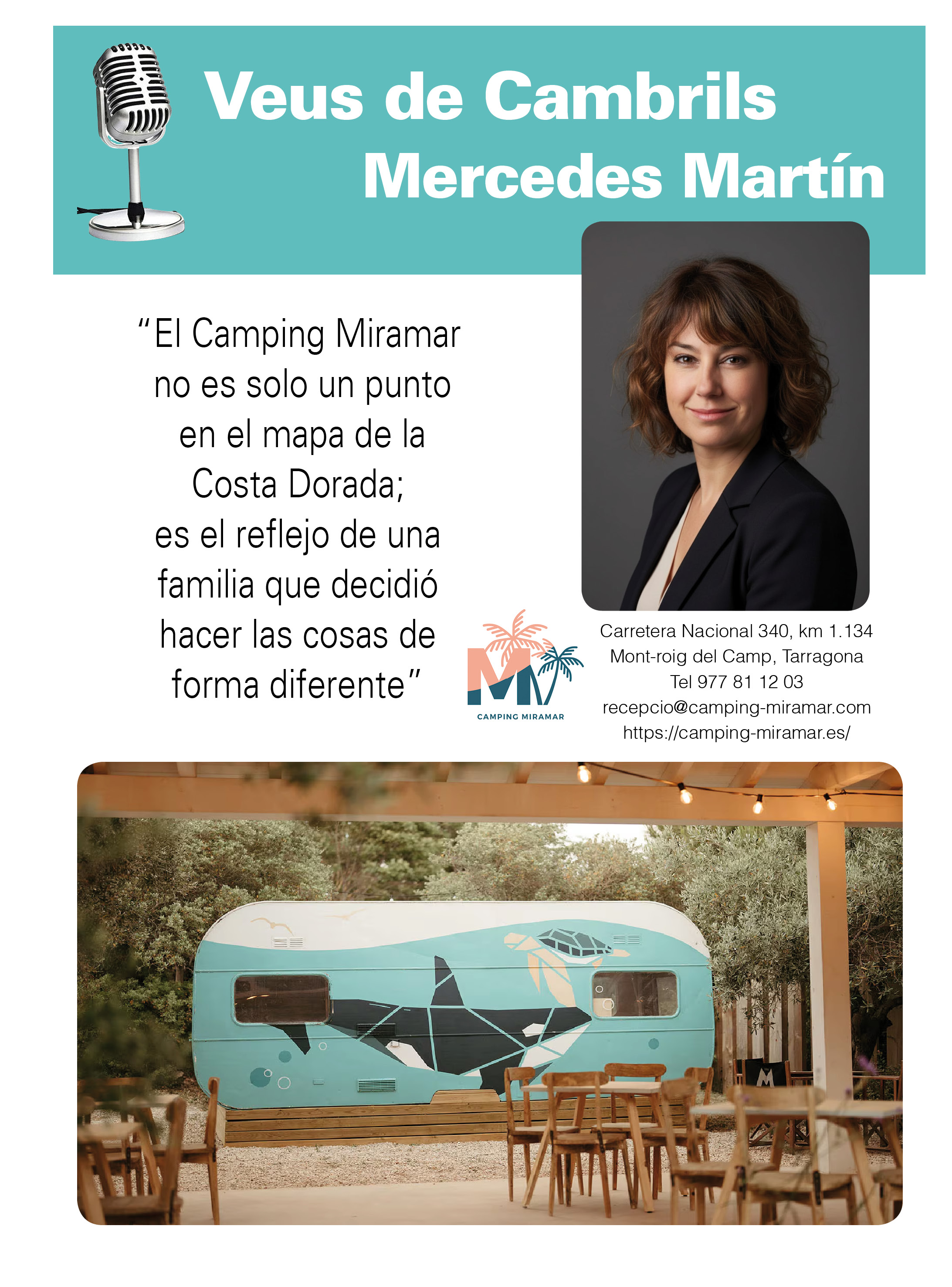 Portada de la entrevista a Mercedes Martín